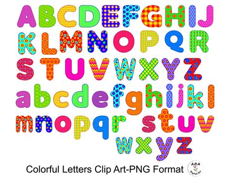 Printable Alphabet Clip Art
